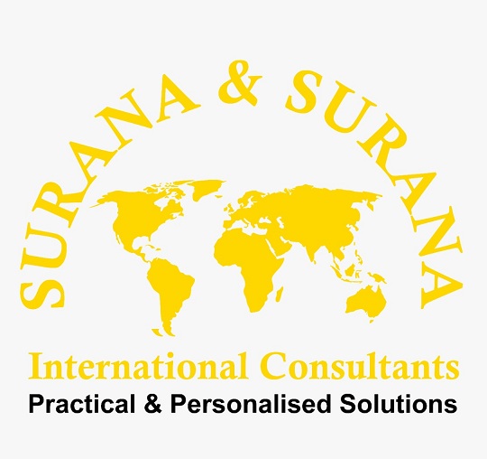 Surana & Surana International Consultants Practical & Personalised Solutions Device mark 5184726 Trademark
