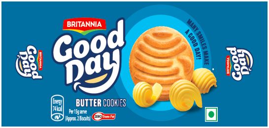 Britannia Good Day Butter Cookies Device mark 5186940 Trademark
