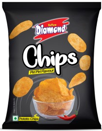 Yellow Diamond Chips Piri Piri Device mark 5193382 Trademark