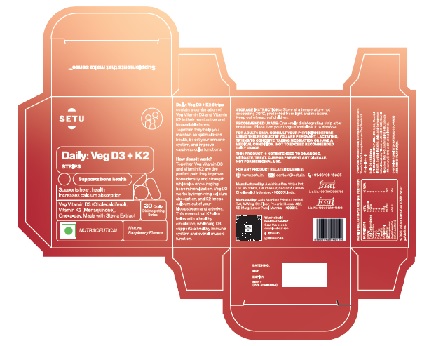 Daily: Veg Vit D3 + K2 Strips Device mark 5194117 Trademark