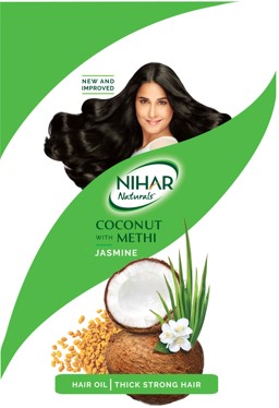 Nihar Naturals Coconut With Methi Jasmine Hair Oil Device mark 5207311 Trademark