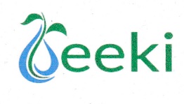 Logo Symbolizing Plant And Water With Word Eeki Device mark 5211007 Trademark