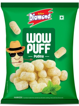 Yellow Diamond Wow Puff Device mark 5229962 Trademark