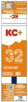 Kc+ 32 Full Cream Milk (label) Device mark 5236100 Trademark
