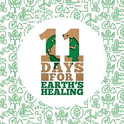 11 Days For Earth's Healing (with Logo) Device mark 5239917 Trademark