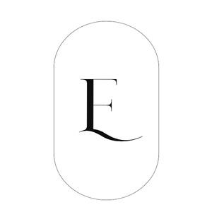 E Written In Stylised Manner Inside A Vertical Ellipse Device mark 5248660 Trademark