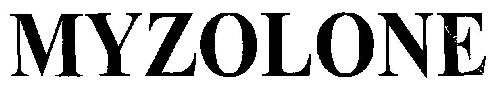 Myzolone (word Mark) Device mark 2659017 Trademark