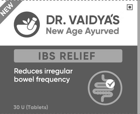 Dr. Vaidya’s, New Age Ayurved, Ibs Relief (label) Device mark 5251248 Trademark