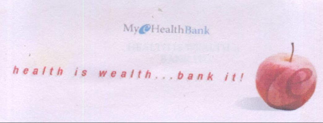 My Health Bank Device mark 2020917 Trademark