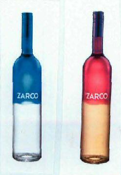 Zarco (bottles Device) Device mark 2036516 Trademark