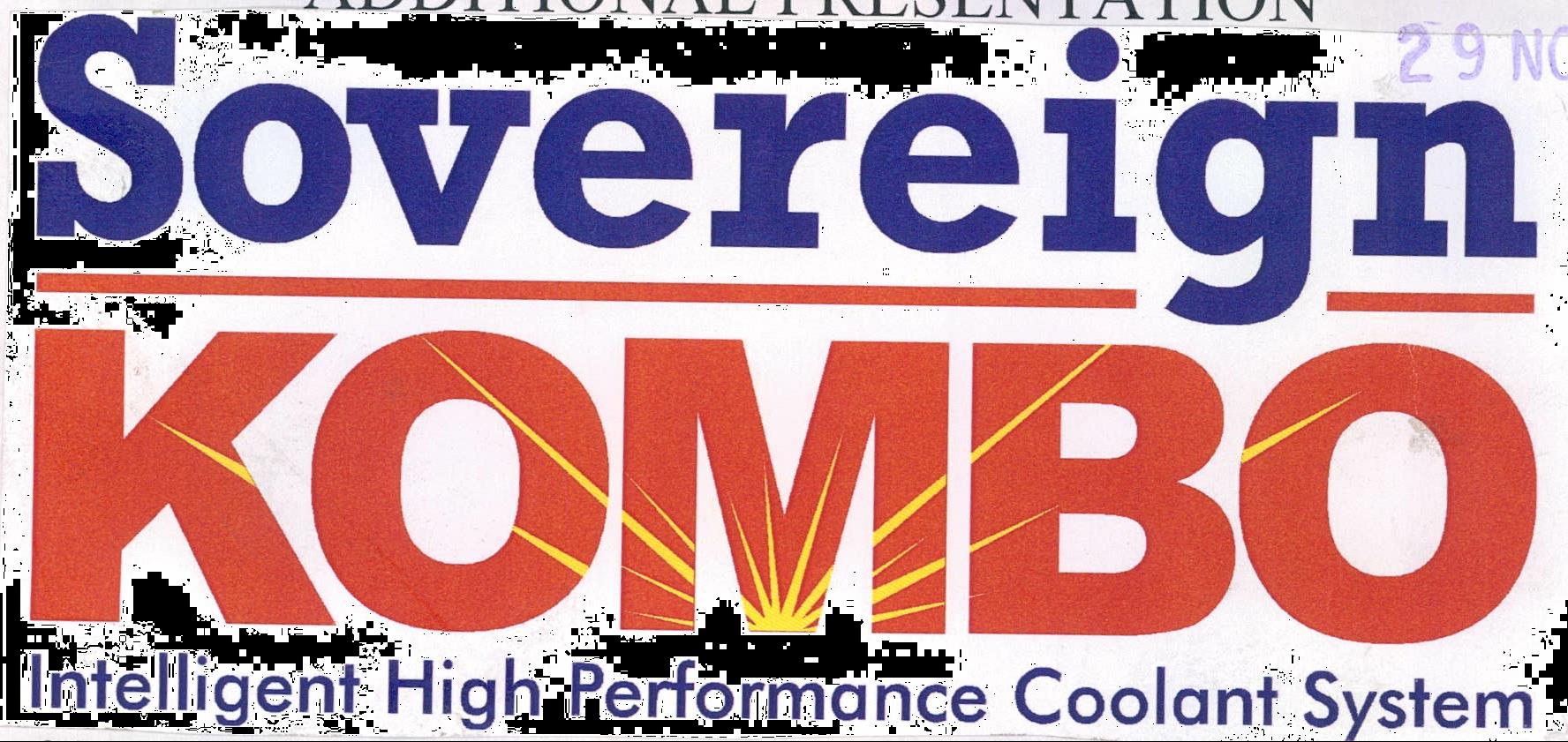 Sovereign Kombo Device mark 2060406 Trademark