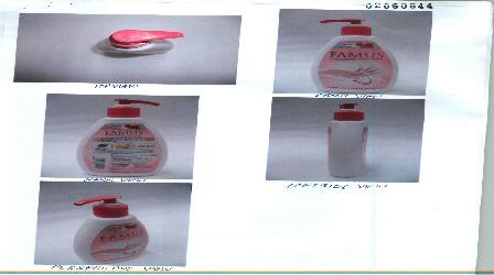 Famus (device Of Bottles) Device mark 2060644 Trademark
