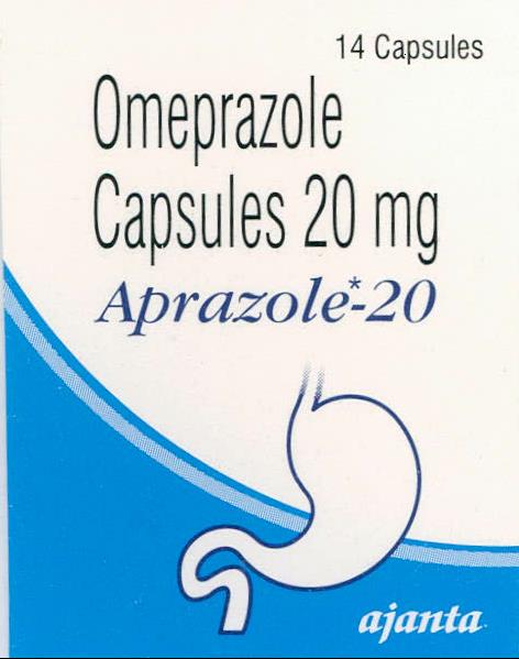 Omeprazole Capsules 20 Mg Aprazole-20 Device mark 2068643 Trademark