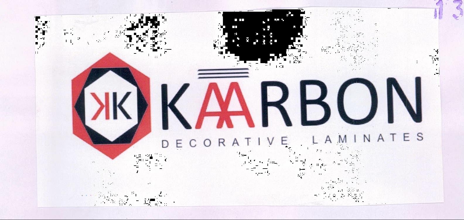 K Kaarbon Decorative Laminates Device mark 2084972 Trademark