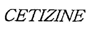 Cetizine Device mark 2092467 Trademark