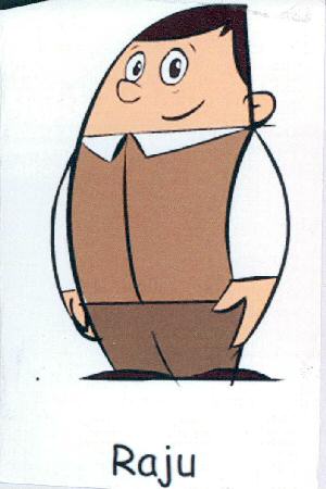 Raju (device Of Human Caricature) Device mark 2106870 Trademark