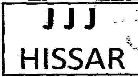 Jjj Hissar With Deivce Device mark 2118275 Trademark