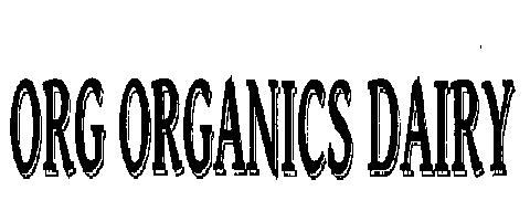 Org Organics Dairy (label) Device mark 2134968 Trademark