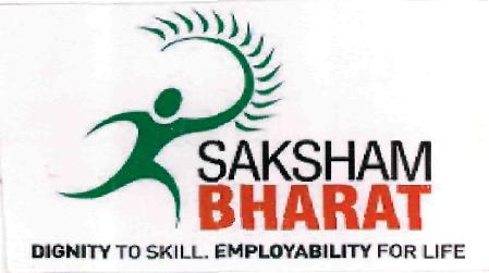 Saksham Bharat Dignity To Skill. Employability For Life (label) Device mark 2145384 Trademark