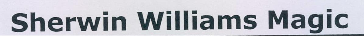 Sherwin Williams Magic Device mark 2168739 Trademark