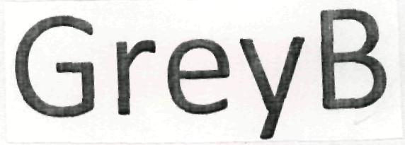 Grey B (label) Device mark 2168842 Trademark