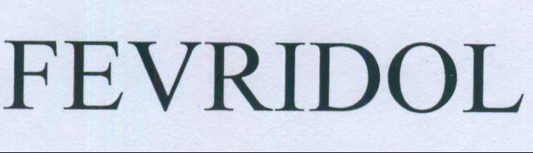 Fevridol Device mark 2177379 Trademark