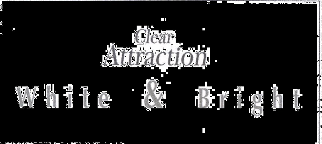 Clear Attraction White & Bright Device mark 2178598 Trademark