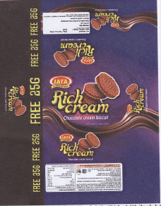 Jaya Rich Cream (device) Device mark 2201279 Trademark