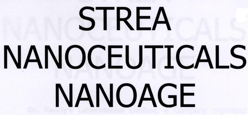 Strea Nanoceuticals Nanoage Device mark 2201715 Trademark