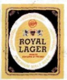 Royal Lager (label) Device mark 2208952 Trademark