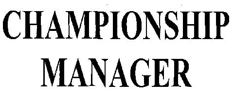 Championship Manager (logo) Device mark 2215331 Trademark
