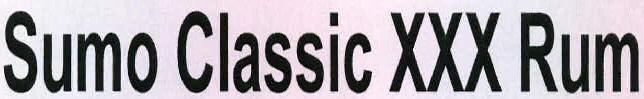 Sumo Classic Xxx Rum Device mark 2216871 Trademark