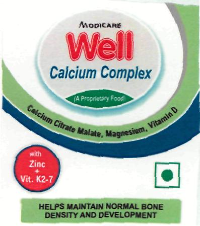 Well Celcium Complex (label) Device mark 2220732 Trademark