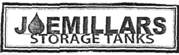 Joemillars Storagef Tanks (label) Device mark 2224531 Trademark