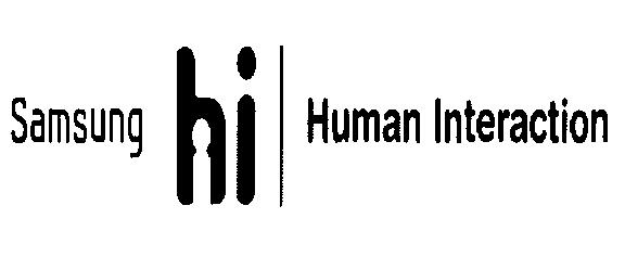 Samsung Hi Human Interaction (logo) Device mark 2240980 Trademark