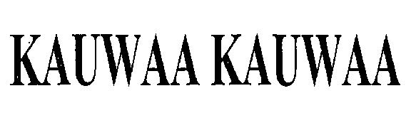 Kauwaa Kauwaa (logo) Device mark 2255592 Trademark