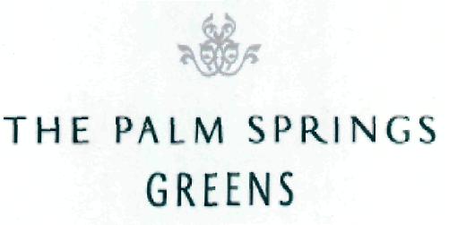 The Palm Springs Greens (device) Device mark 2255632 Trademark