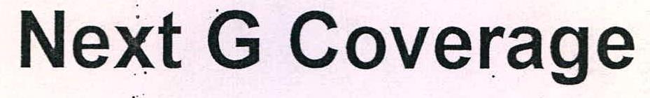Next G Coverage Device mark 2258678 Trademark