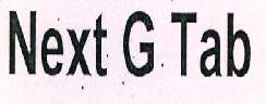 Next G Tab Device mark 2258687 Trademark