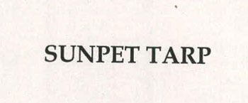 Sunpet Tarp Device mark 2278076 Trademark