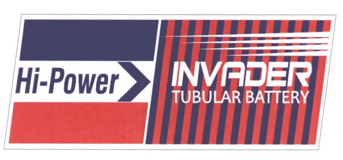 Hi-power Invader Tubular Battery Device mark 2286263 Trademark