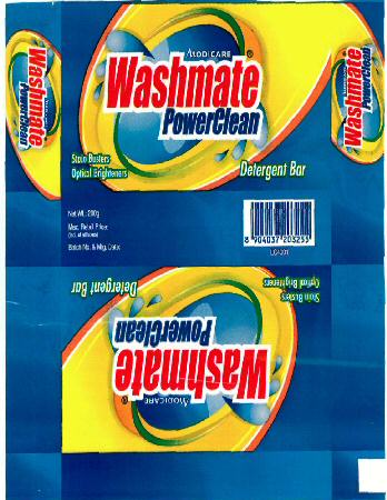 Washmate Powerclean (label) Device mark 2289614 Trademark