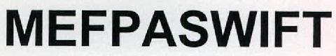 Mefpaswift Device mark 2308553 Trademark