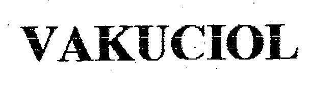 Vakuciol (logo) Device mark 2308942 Trademark