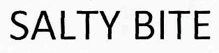Salty Bite Device mark 2368349 Trademark