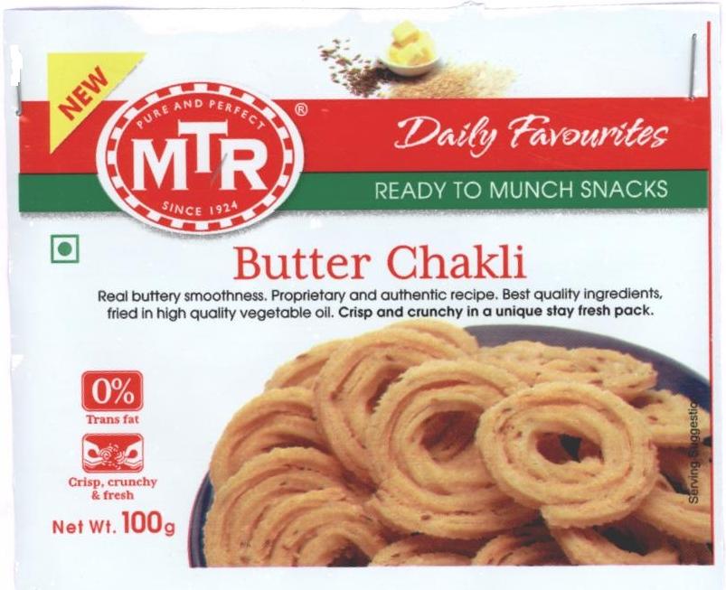 Mtr Butter Chakli Device mark 2370736 Trademark