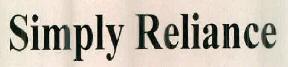 Simply Reliance Device mark 2427949 Trademark