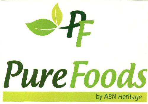 Pf Pure Foods (label) Device mark 2442592 Trademark