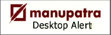 Manupatra Desktop Alert (device) Device mark 2449157 Trademark