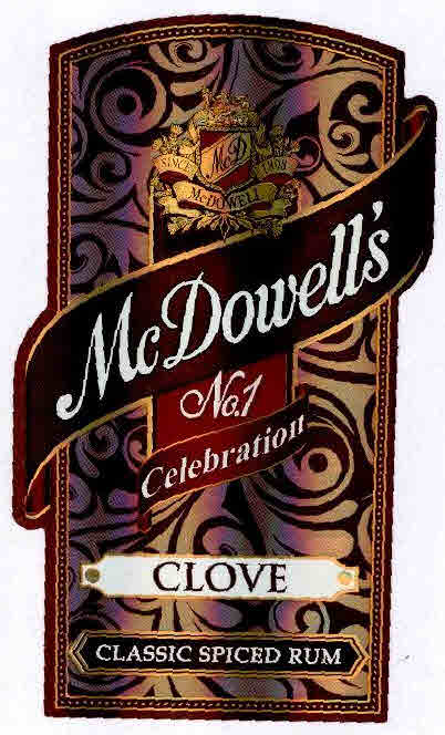 Mc Dowell's No1 Celebration Clove Device mark 2449845 Trademark